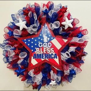 🇺🇸 4th of July and/or Labor Day Wreath 🇺🇸